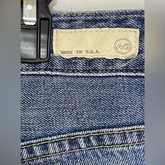 AG Jeans - The Beau High Rise Slouchy Skinny Denim Jeans Baggy Distressed Ripped - Picture 10 of 14